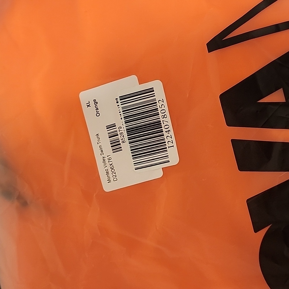 Fashion Nova Men - Montez Volley Swim Trunk - XL - new with tags - orange - Picture 6 of 12